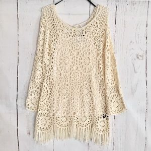 SOLD- New w/ tags: ANTHROPOLOGIE Crochet Dress